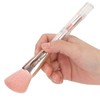 4 in 1 Makeup Brush Simple Elegant Portable Transparent Handle