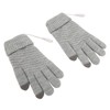 USB Heated Gloves Thicken Detachable Electronic Warming Knitted Gloves for