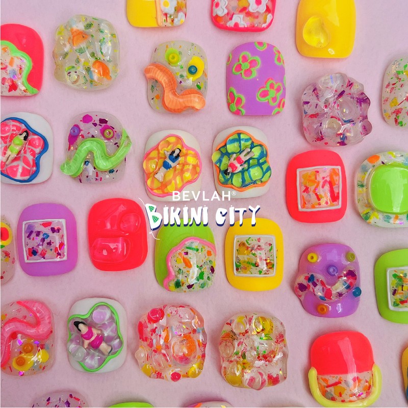 classic nail Bibla Bikini Bottom Glitter Gel + 30 parts