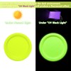 APUXXJUPA Glow in the Dark Neon Birthday Plates, 50 Pcs