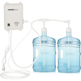 TDRSUPER Bottle Water Dispenser Pump System, 20ft 110V AC US Plug High Flow Bottled Water Dispensering with Dual Inlet for Home Kitchen Coffee Tea Machines Water Dispenser Ice-Maker Refrigerator