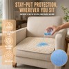 4 Pcs Absorbent Incontinence Chair Pads, 50x50cm Washable Chair Mats