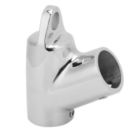 Bimini Top Eye End Boat Cap 2 Way 316 Stainless Steel 60 Degree Top Cap Fitting for 22mm Tube