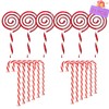 YY-JUNYING 21 PcsCandy Cane Christmas Decorations Candy Cane Decorations Candy