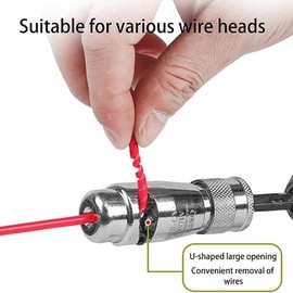Wire Stripper，Electric Wire Stripper and Twisting Tool，2024 Electric Wire Stripper Professional Electrician Tool，Portable Wire Twister for Power Drill, Cable Quick Stripping and Connector
