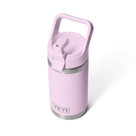 YETI Rambler Jr. 12 oz Kids Bottle, with Straw Cap, Cherry Blossom