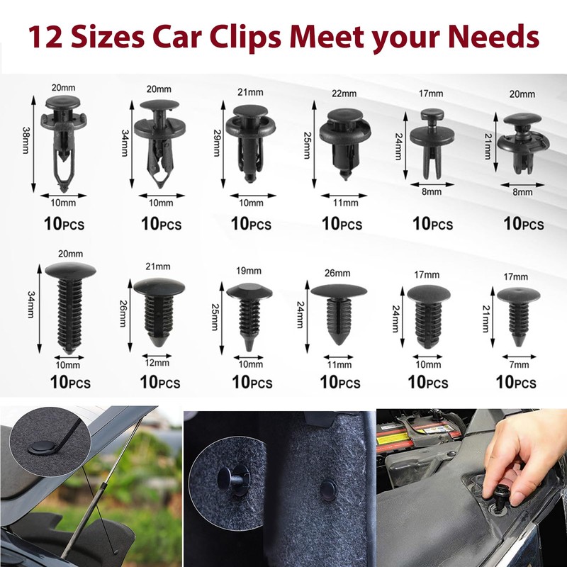 JNLK 352pcs Trim Removal Tool, Pry Tool, Door Panel Removal
