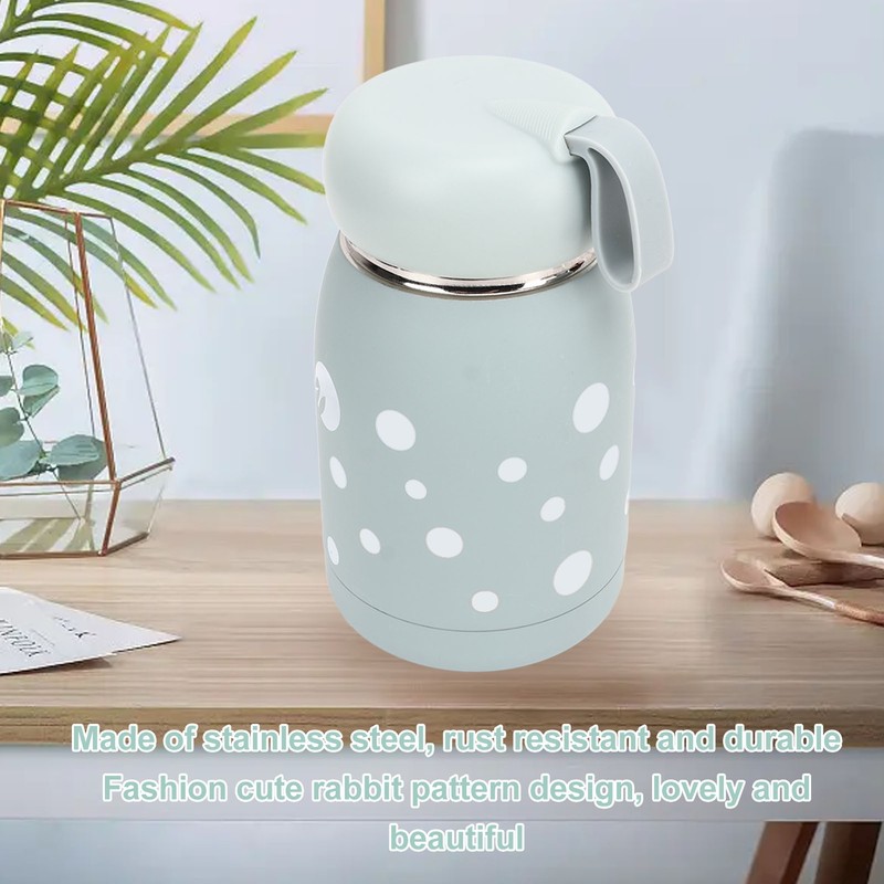 Children's Insulation Cup 12oz Double Wall Portable Rabbit Pattern Insulated