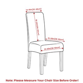 WedDecor Velvet Chair Cover 1Pc, Velvet Stretch Chair Seat Cover, Removable & Washable Dining Chair Slipcover for Kitchen, Wedding, Hotel, Banquet, Highback Chair Protector, Grey