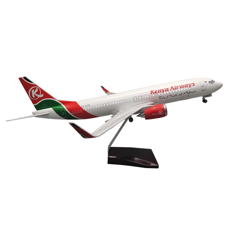 ANDSYYDS 1:85 Scale B737 Airplane Model with Kenya-Inspired Livery –