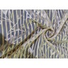 100% Silk Organza Beige Stripe Embroidery Fabric 44" by The