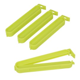Metaltex Bag Clips Long 4 Pieces of Plastic, Multi-Colour, 1.3 x 6.8 x 20.7 cm