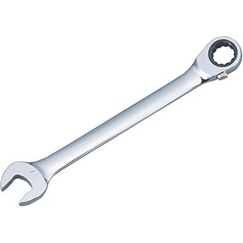 TRUSCO TGR-C18 Gear Wrench Combination Type, Dimensions 0.7 x 0.7 inches (18 x 18 mm), Length 9.4 inches (240 mm)