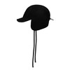 Clakllie Short Brim Earflap Baseball Cap Men's Trapper Hats Warm