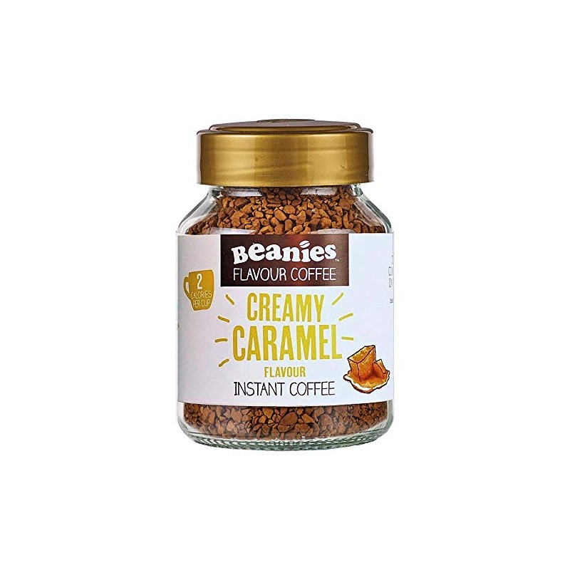 Beanies Creamy Caramel Instant Coffee 1 x 50g Jar