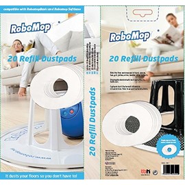 Replacement Cloths Robomop Softbase Dustcloths 20 Pieces