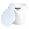Rubbermaid Contenedor Redondo Brute 75.7 Litros Con Tapa