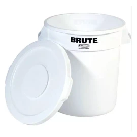 Rubbermaid Contenedor Redondo Brute 75.7 Litros Con Tapa