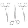 3 Rochester Pean Hemostat Forceps 7.25" Curved