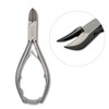 Precision Cut Chiropodist Toenail Clippers - Heavy-Duty Concaved Blades for