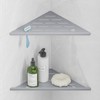 HBXS Corner Shower Shelf 2-Pack, 10" Shower Organizer Shelves Rustproof