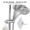 Vinabo Shower Head Holder No Drilling 18-25mm Diameter Adjustable Shower