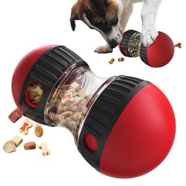 AMNICOOK Interactive Dog Toys,Rolling Motion Shape with Food Dispense Feature for Puppy and Dogs, Play on Safety,Fun for Mental and Physical Practise Training
