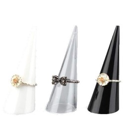 Ring, Stand, Display Set, Hollow, Clear, White, Black, Accessories, Interior Accessories, Small Items, Set of 3