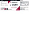 d-Biotin 1000 mcg Capsules - Hypo - 120 count
