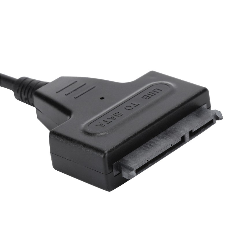 2Pcs Convert Cable USB 2.0 SATA 7 15Pin Adapter for