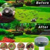 2Pcs 2 in 1 LED Solar Mole Repellent Ultrasonic Outdoor