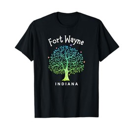 I Love Fort Wayne IN shirt with tree | Ft. Wayne Indiana T-Shirt