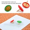 YOFASEN Pack of 500 Coloured Drawing Pins - 10 x