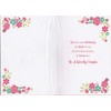 Happy Birthday Card - Cousin - Gold Glitter – Flowers