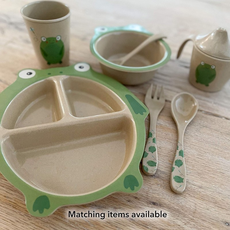 Nuby Rice Husk Plate - Eco-Friendly Tableware - 100% Compostable