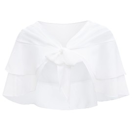 Mob Cap Victorian Pioneer Prairie Bonnet Sun Hat Colonial Headwear Shawl Wrap Stole Costume(Type1-White)