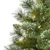 Nearly Natural 4ft. Wisconsin Slim Snow Tip Pine Artificial Christmas