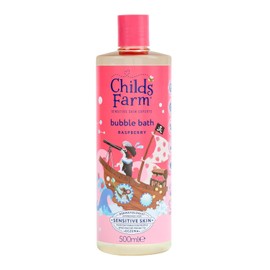 Childs Farm Kids Bubble Bath, Raspberry | Gently Cleanses & Soothes | Suitable for Dry, Sensitive Skin, 500ml