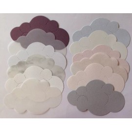 Craft-N-Shed Handmade LARGE CLOUD Die-Cuts(4pc)W