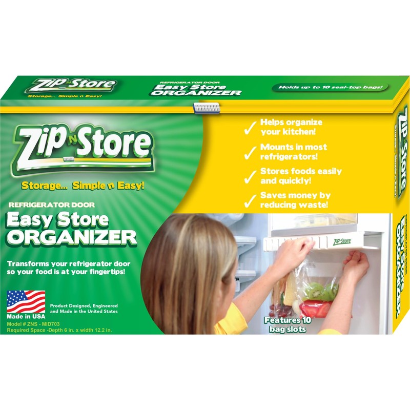 Zip n Store - Your Refrigerator Organizer - Zip lock