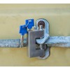 Mytee Products (2 Pack) 3-1/8" D-Shaped Heavy Duty Padlock w/Key