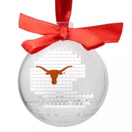 BRXLZ Texas Longhrons UT BRXLZ Build Your Own Acrylic Christmas Ornament *New in Box*