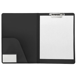 Merangue Polyfoam Clipboard with Industrial Lever Clip, 9" x 12.7", Letter Size, Black (1020-8120-20-000)