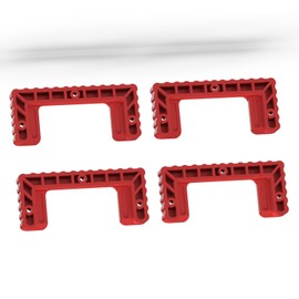 NyVoozy for Milwaukee Packout Cleats, 8PCS Cleat 'n' Feet Cleats Compatible with Milwaukee Packout System, MountTool Box Storage System Anywhere (Red)