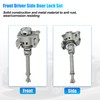 X AUTOHAUX 1 Set Front Door Lock Cylinder Set Kit
