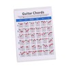 Kisangel 1PC Electric Guitar Chord Practice Chart Lightweight Copper Plate