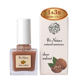 Transparent Natural Manicure, 0.3 fl oz (10 ml), Self-Nail Style [Natural Manicure Made by Nail Care Specialty Salon] Office Beautiful Nail Vertical Crack Care Natural Nail Feeling Self-Nail Feeling