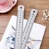 KIPTVO 4PCS Metal Ruler, Ruler Stainless Steel Ruler 15cm 20cm