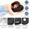 Piercing Pillow with Hole, Adjustable Piercing Pillow for Side Sleepers,
