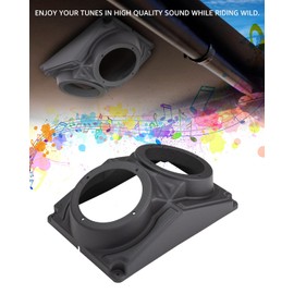 A & UTV PRO UTV Overhead Speakers Pod Enclosure, 6.5" Universal Speaker Systems Mount Box Compatible with Polaris RZR, UTV, Cart Accessories, Waterproof, Black, 1PCS